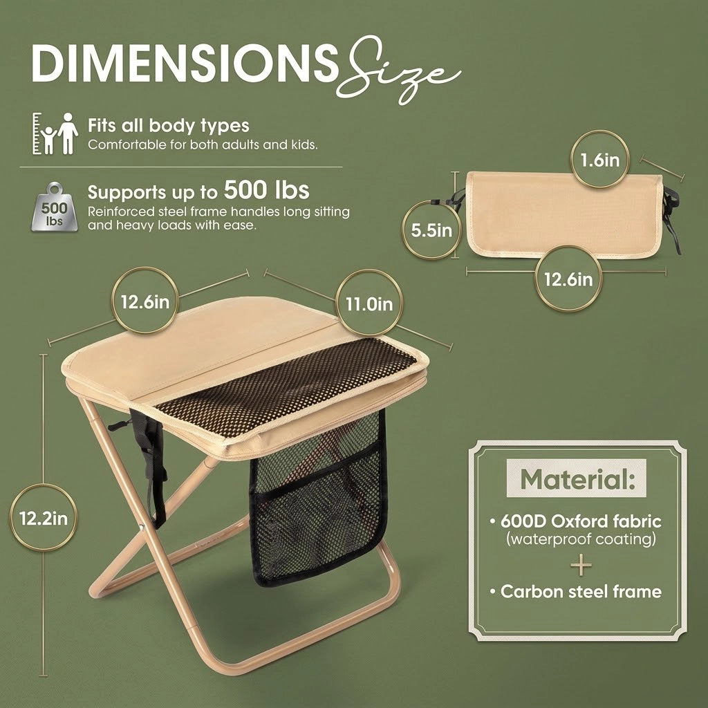 6-in-1 Portable Table & Chair